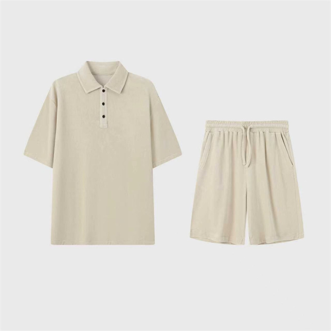 loro piana murano short sleeve polo and shorts set